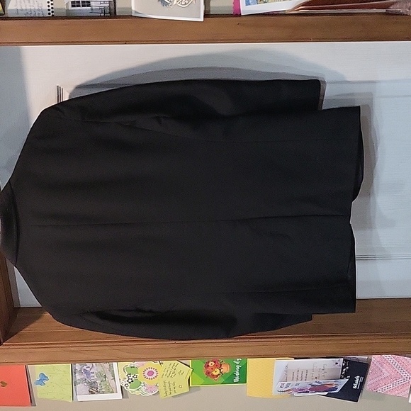 38S David Taylor Black Two Gold Buttons Blazer Mens - Picture 2 of 9